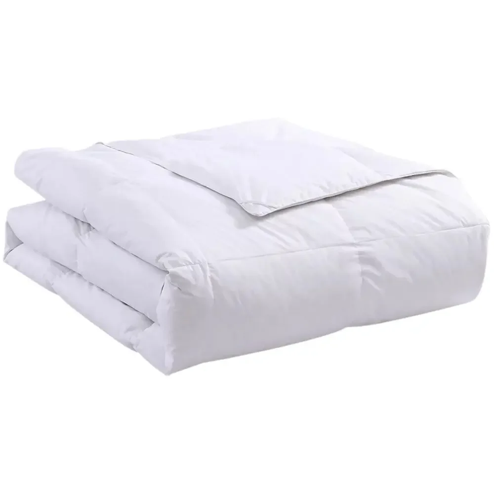 Serta HeiQ Cooling White Feather & Down All Season Comforter White King